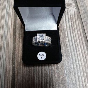 Women 925 Sterling CZ Ring New